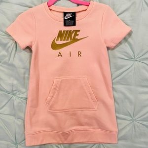Nike Toddler Girls Pink Sweater Dress